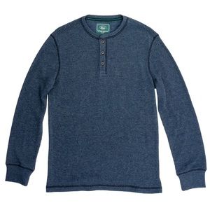G.H. Bass Henley Thermal Men's Waffle Shirt